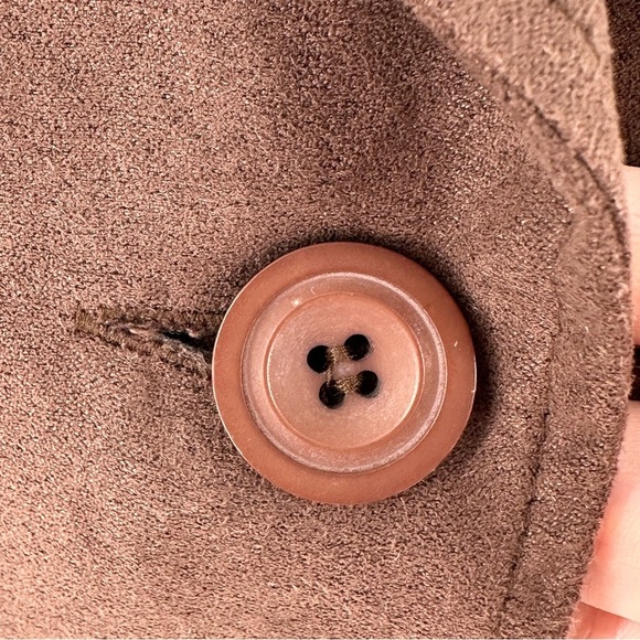 Kim Rogers Signature blazer size 1X brown microsuede Corpcore southwestern - Picture 3 of 10